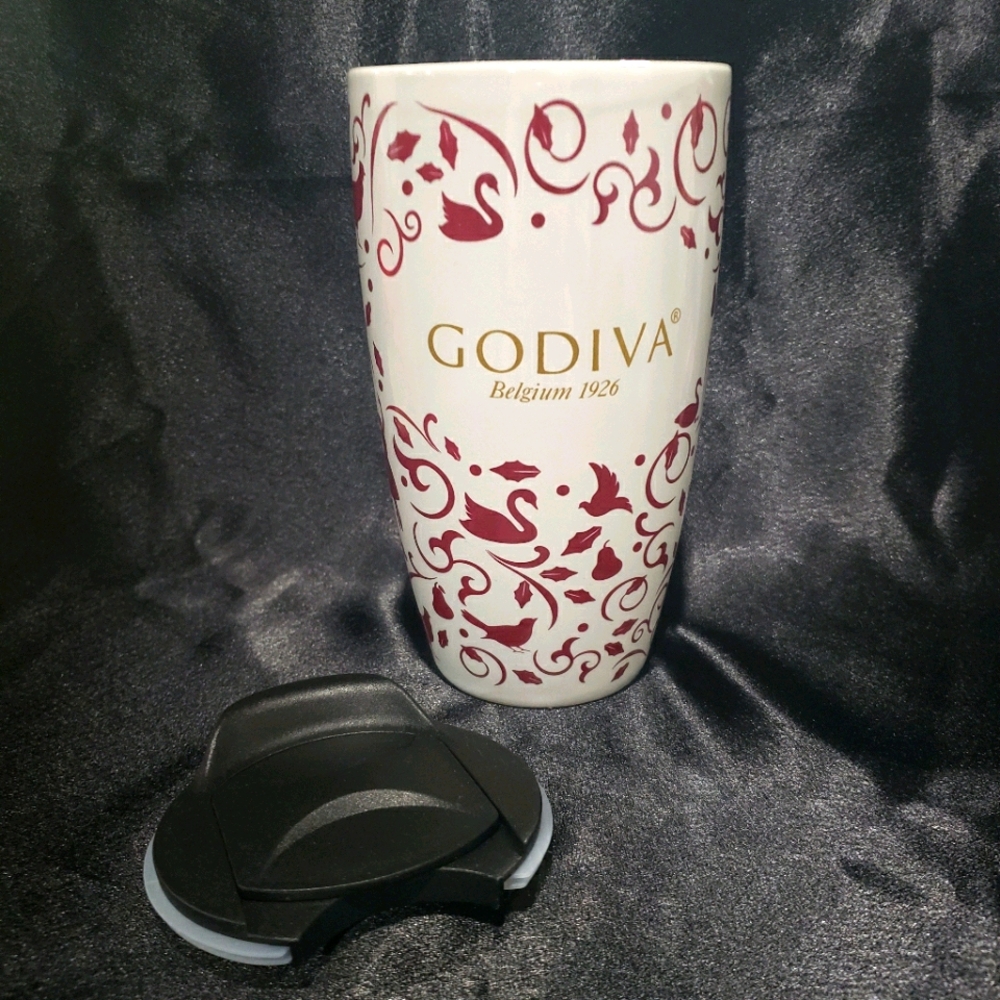 Godiva Stoneware Travel Mug